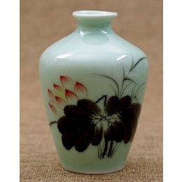 Jingdezhen porcelain ceramic vase hydroponic small vase hand-painted vase mini size Style7