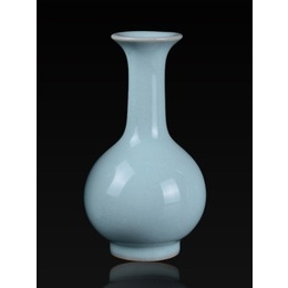 Italics Ru days Celadon small ceramic vase flower holder ornaments small flower water culture ; Sryle3