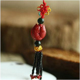Chinese Style Pisces Color Knots Cellphone Pendant
