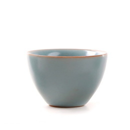 Opening film Ru kung fu tea Binglie Longquan celadon ceramic single cup ; Style11