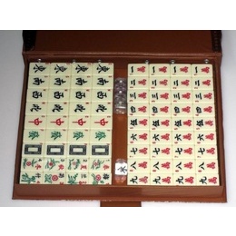 Ivory color mini English Letter Mahjong