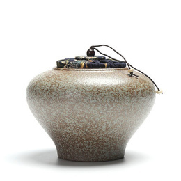 Stoneware tea pot retro manual kiln to change Japanese style cork sealed pot